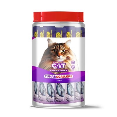 EUROGOLD CAT KREMA SIVI ÖDÜLÜ TUNA-DENİZ TARAKLI 15 GR 30 LU